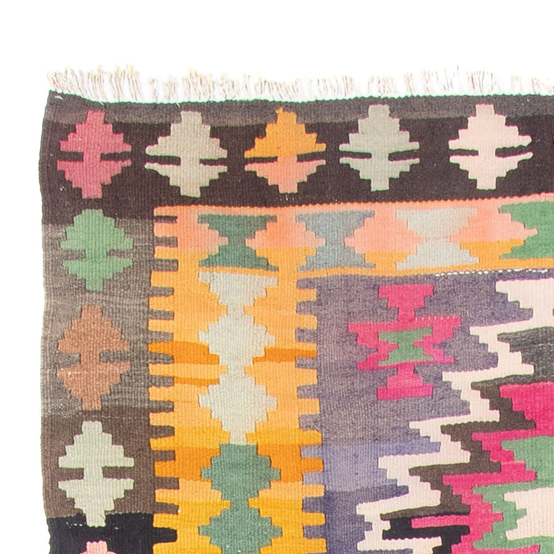 Tappeto corsia Tappeto Kelim - Vecchio - 360 x 147 cm - multicolore