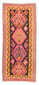 Tappeto corsia Tappeto Kelim - Vecchio - 330 x 150 cm - multicolore