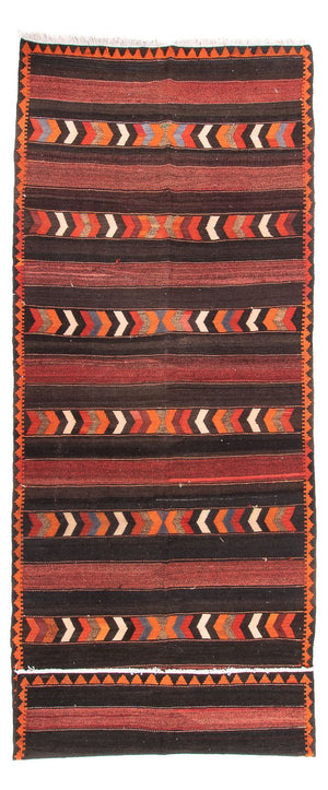 Tappeto corsia Tappeto Kelim - Vecchio - 433 x 160 cm - multicolore