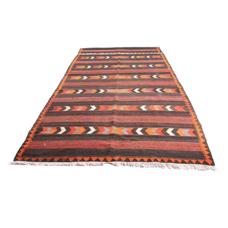 Tappeto corsia Tappeto Kelim - Vecchio - 433 x 160 cm - multicolore