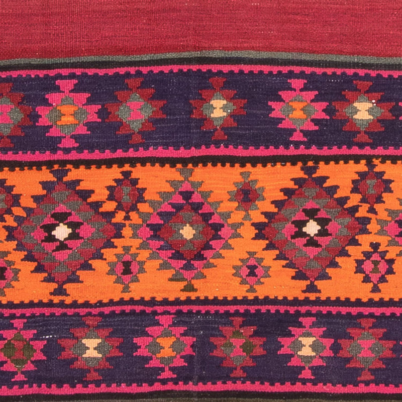 Tappeto corsia Tappeto Kelim - Vecchio - 395 x 160 cm - multicolore
