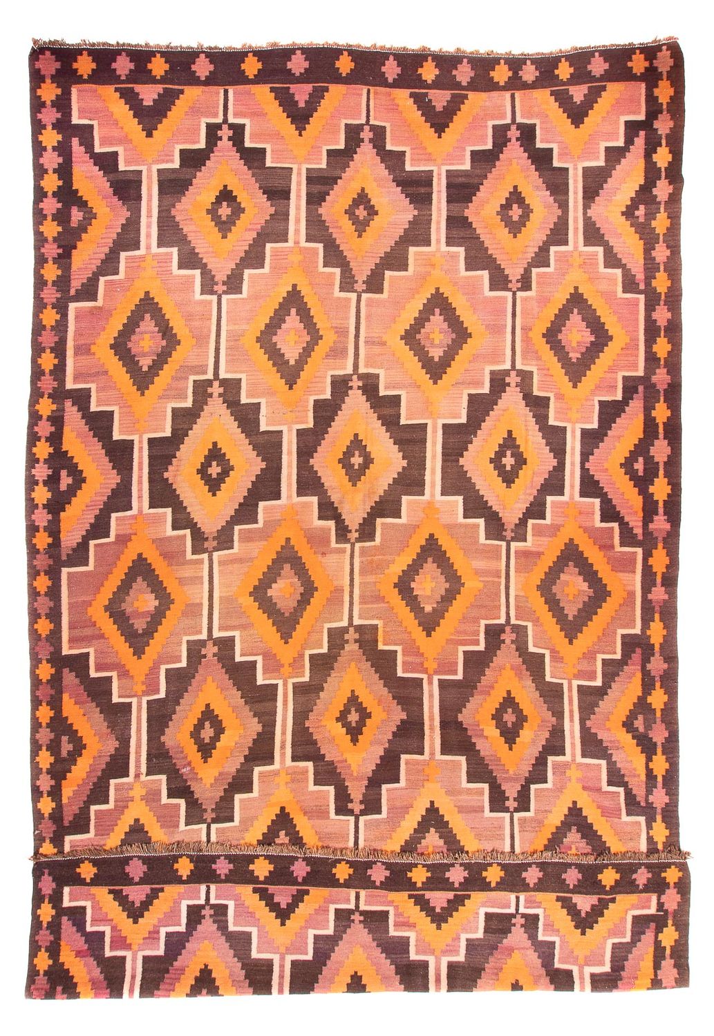 Tappeto Kelim - Vecchio - 460 x 280 cm - multicolore