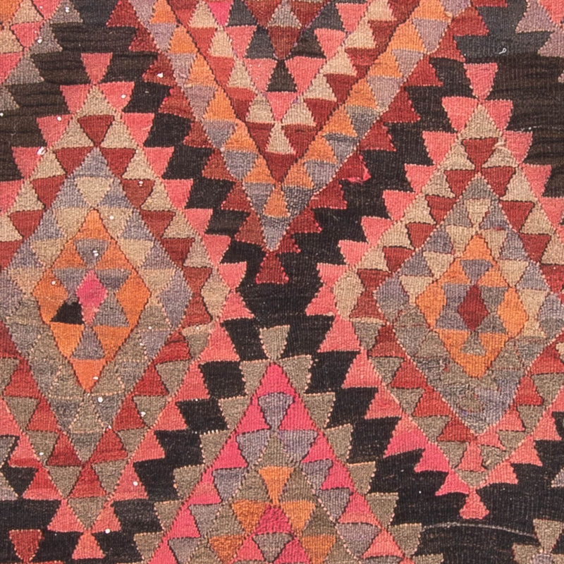 Tappeto corsia Tappeto Kelim - Vecchio - 460 x 143 cm - multicolore