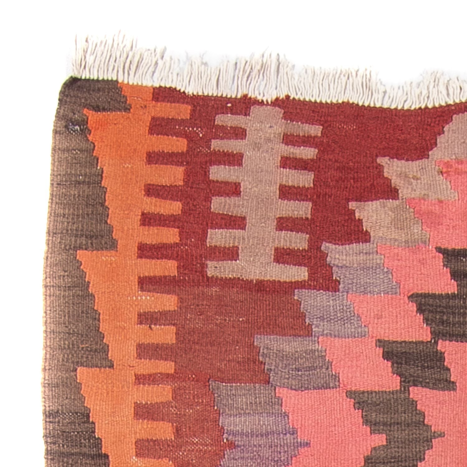 Tappeto corsia Tappeto Kelim - Vecchio - 270 x 110 cm - multicolore