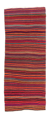 Tappeto corsia Tappeto Kelim - Vecchio - 300 x 122 cm - multicolore