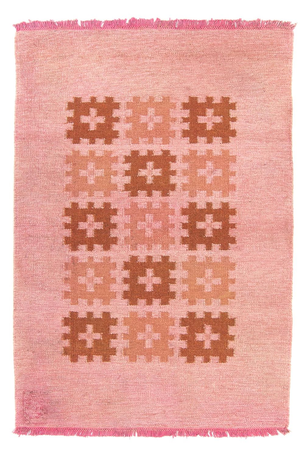 Tappeto Kelim - Tendenza - 179 x 117 cm - rosa