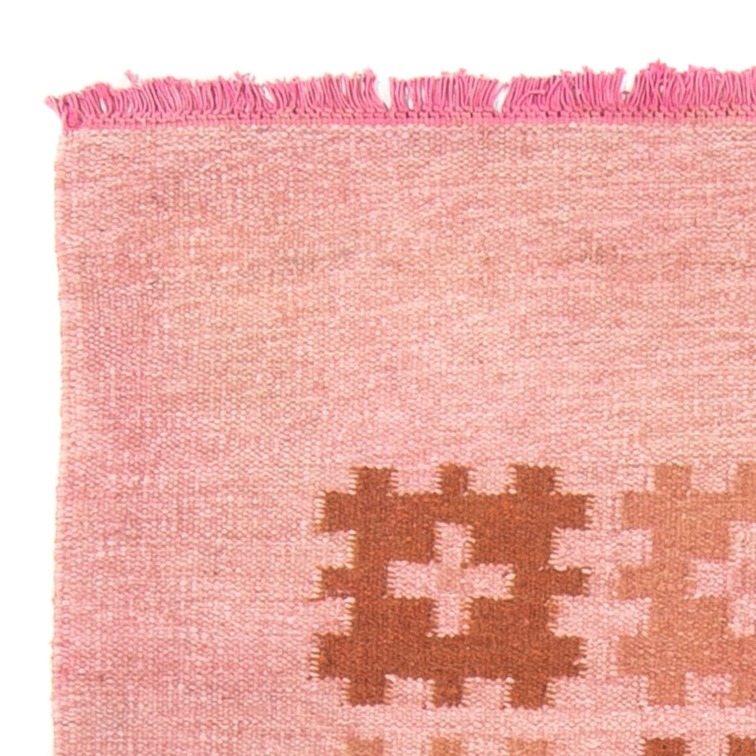 Tappeto Kelim - Tendenza - 179 x 117 cm - rosa
