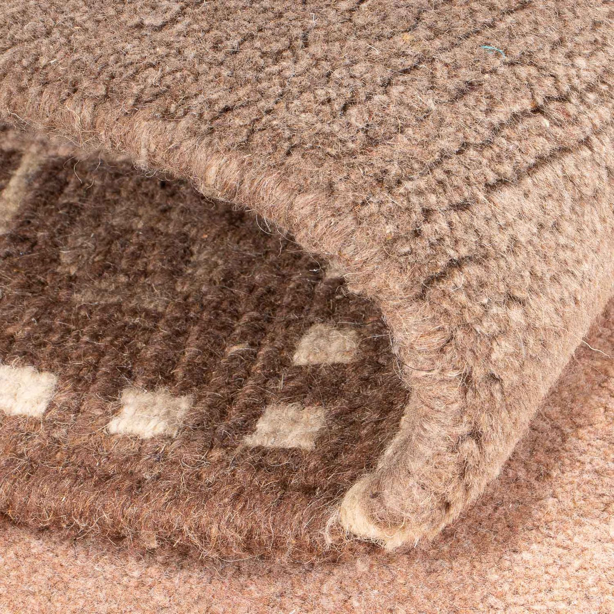 Tappeto Nepal - 148 x 83 cm - marrone chiaro