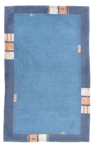 Tappeto Nepal - 160 x 90 cm - blu
