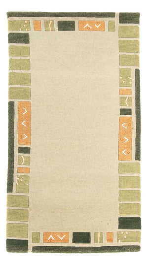 Tappeto Nepal - 140 x 70 cm - verde oliva