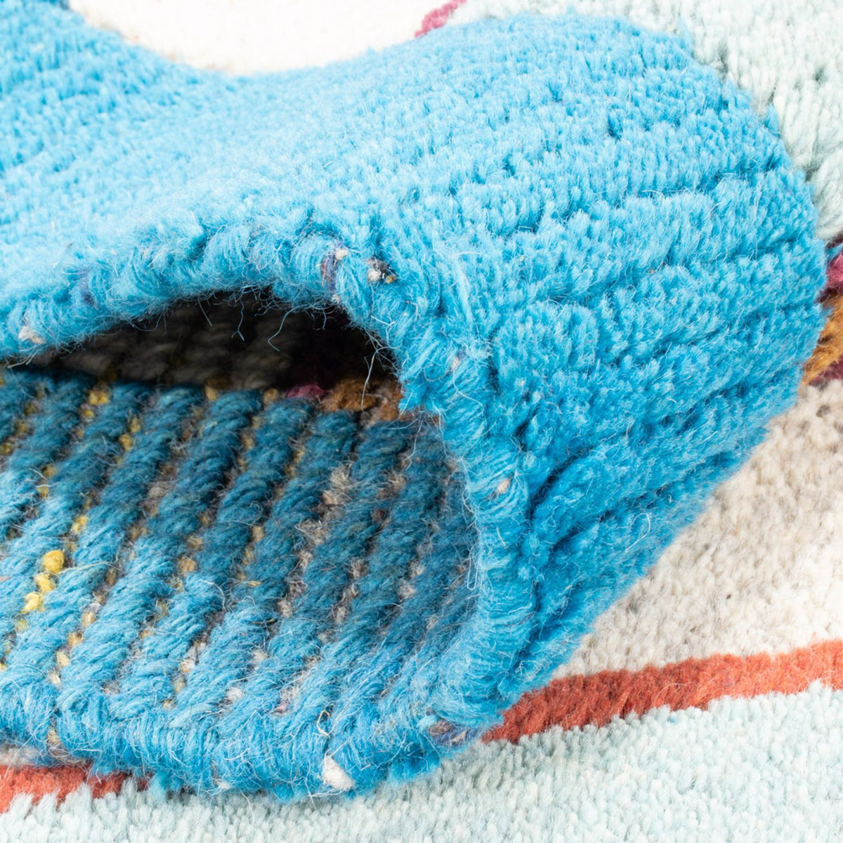 Tappeto Nepal - 140 x 70 cm - turchese