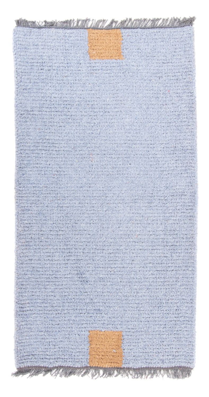 Tappeto Nepal - 140 x 70 cm - blu chiaro