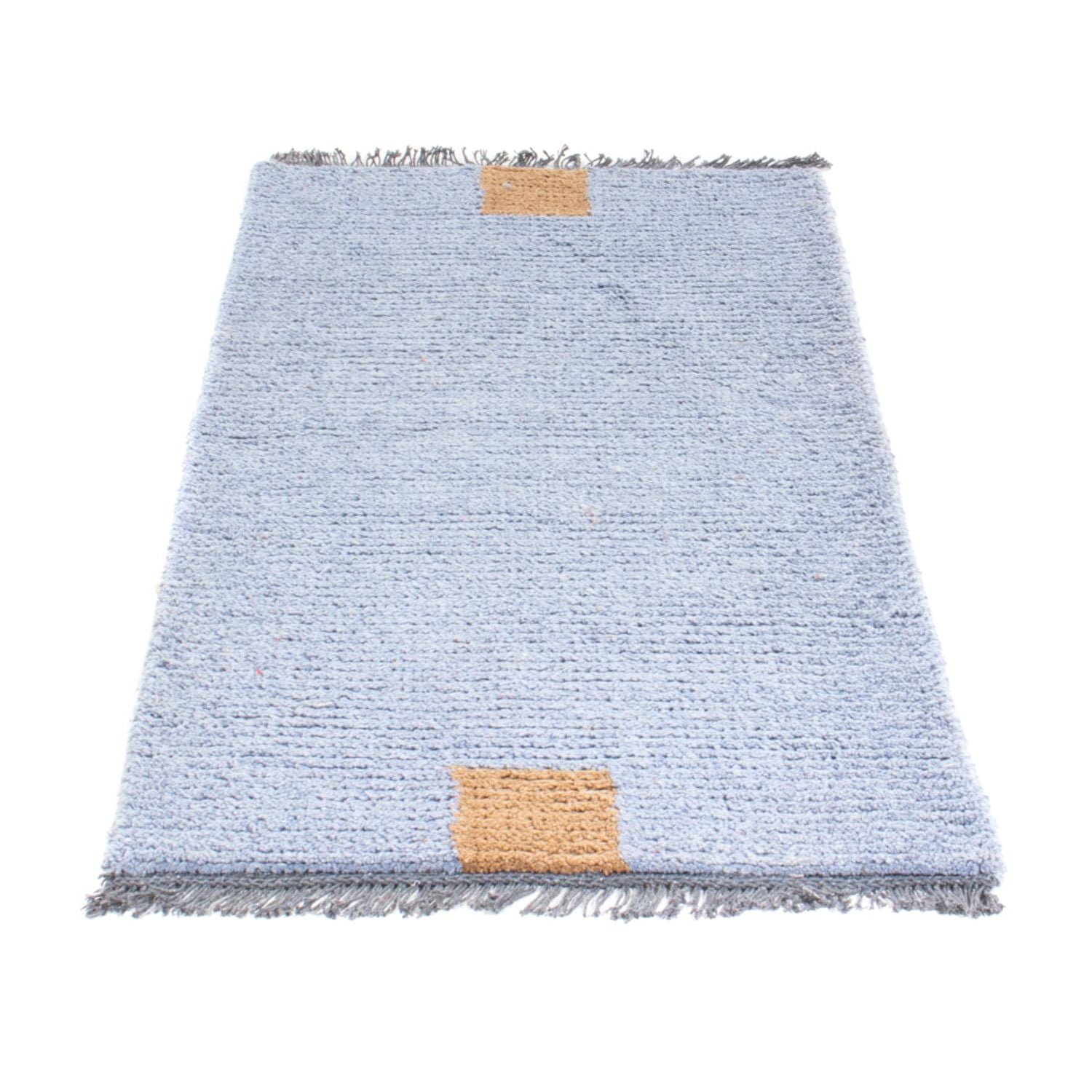Tappeto Nepal - 140 x 70 cm - blu chiaro