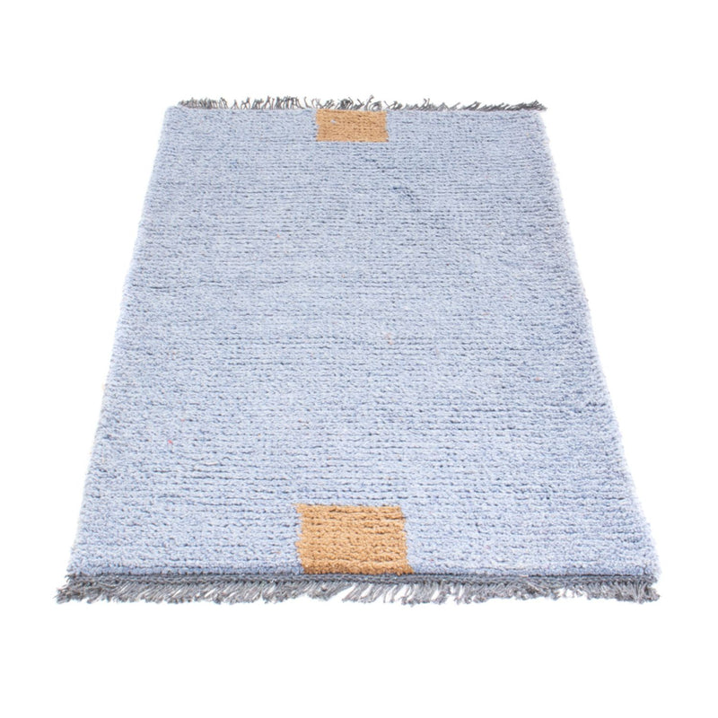 Tappeto Nepal - 140 x 70 cm - blu chiaro