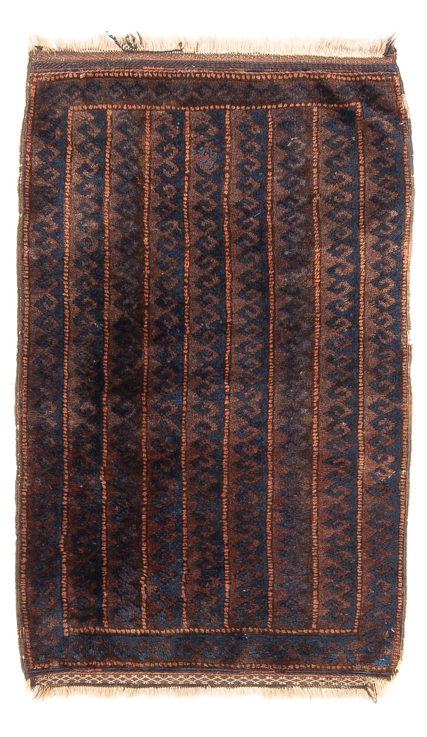 Tappeto afgano - 100 x 61 cm - marrone
