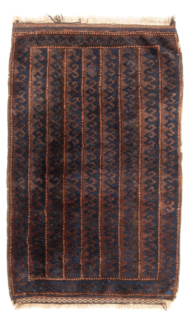Tappeto afgano - 100 x 61 cm - marrone