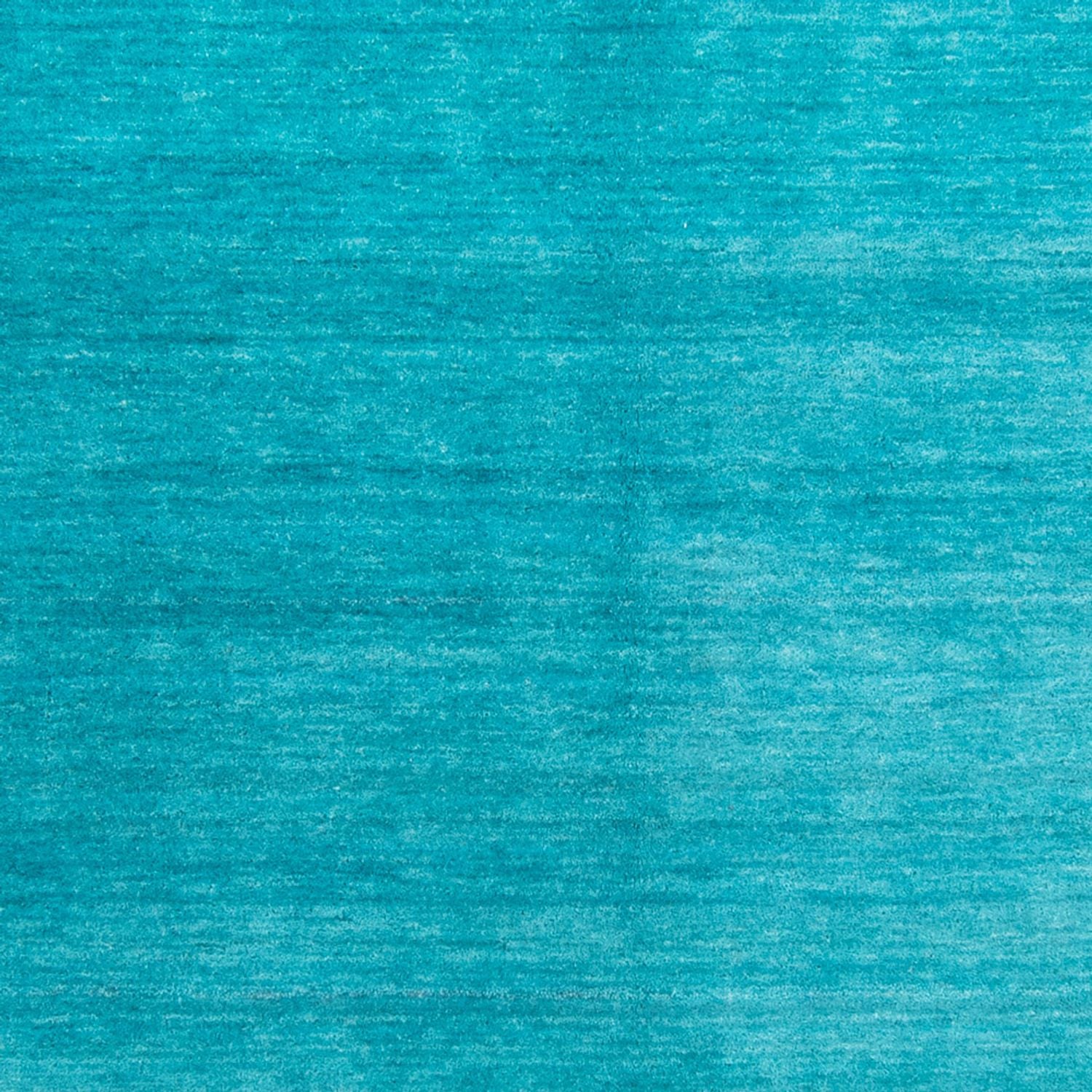 Tappeto Gabbeh - Softy quadrato  - 200 x 200 cm - turchese