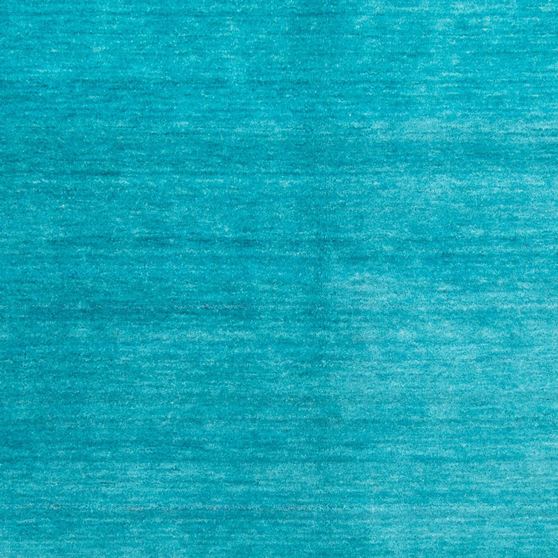 Tappeto Gabbeh - Softy quadrato  - 200 x 200 cm - turchese