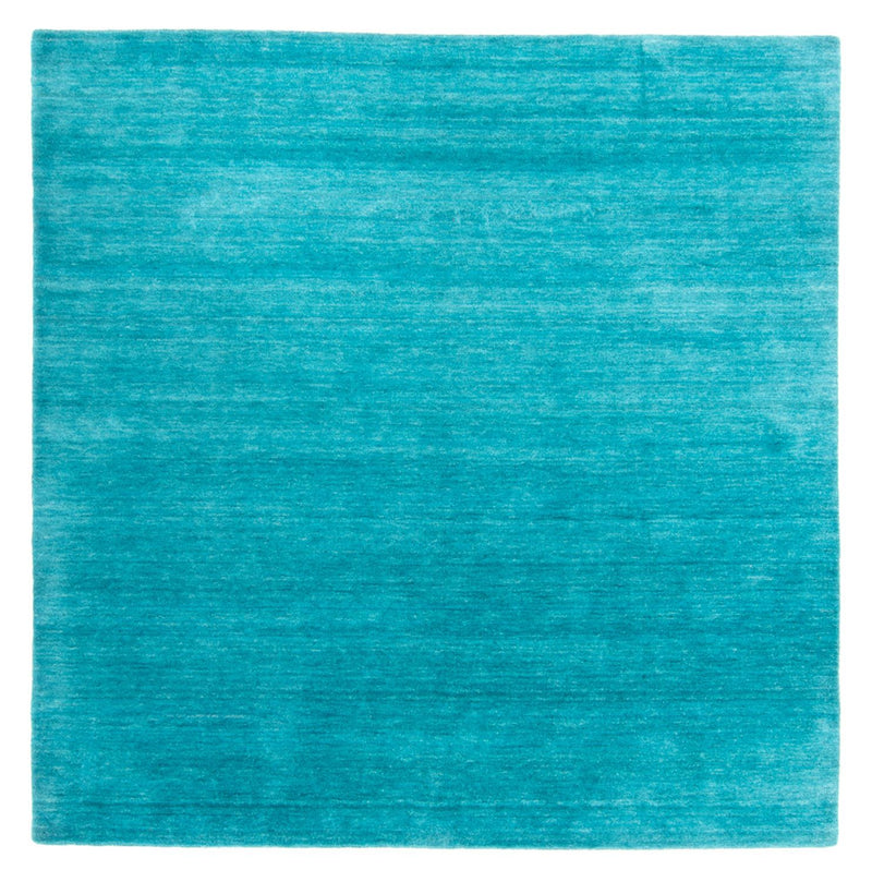 Tappeto Gabbeh - Softy quadrato  - 200 x 200 cm - turchese