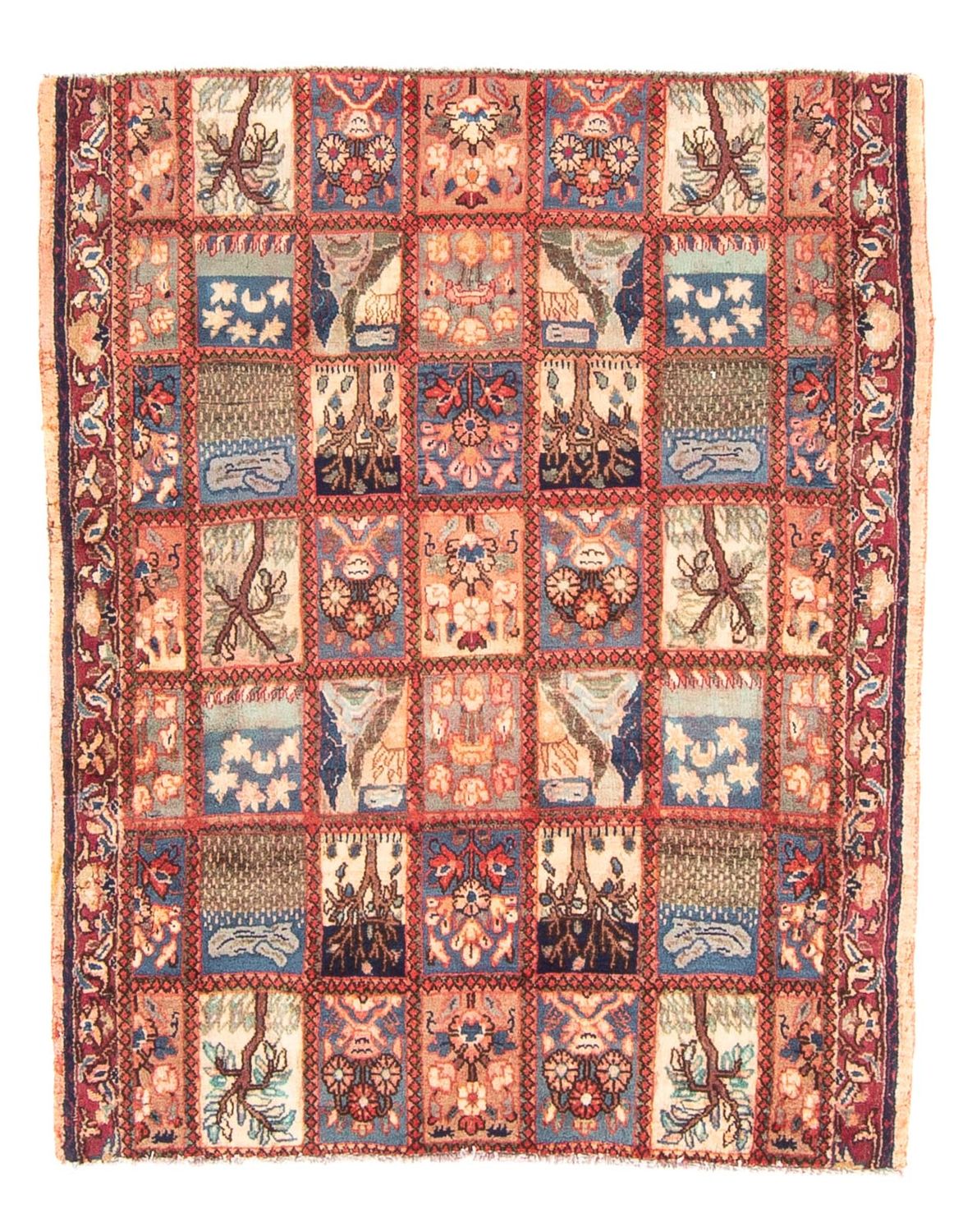 Tappeto Persero - Ghom - 128 x 105 cm - multicolore