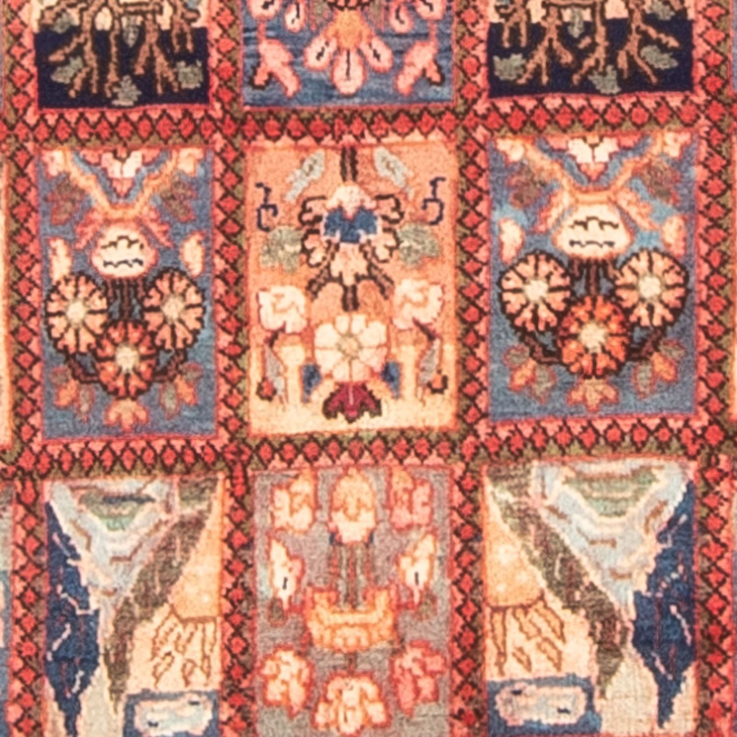 Tappeto Persero - Ghom - 128 x 105 cm - multicolore