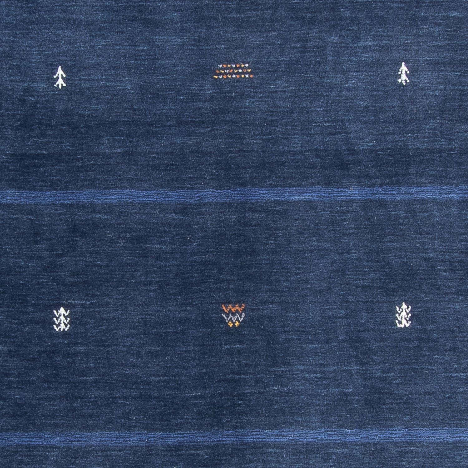 Tappeto Gabbeh - Loribaft Softy - 240 x 174 cm - blu scuro