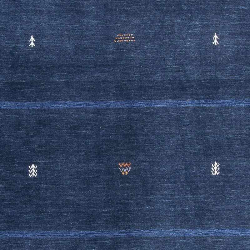 Tappeto Gabbeh - Loribaft Softy - 240 x 174 cm - blu scuro