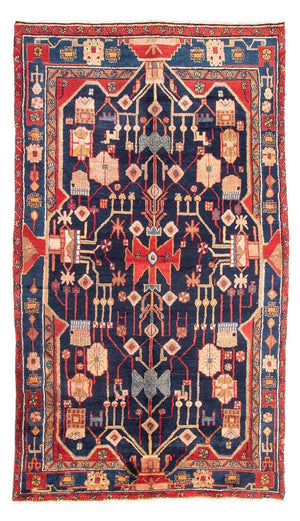 Tappeto Persero - Nomade - 274 x 150 cm - blu scuro
