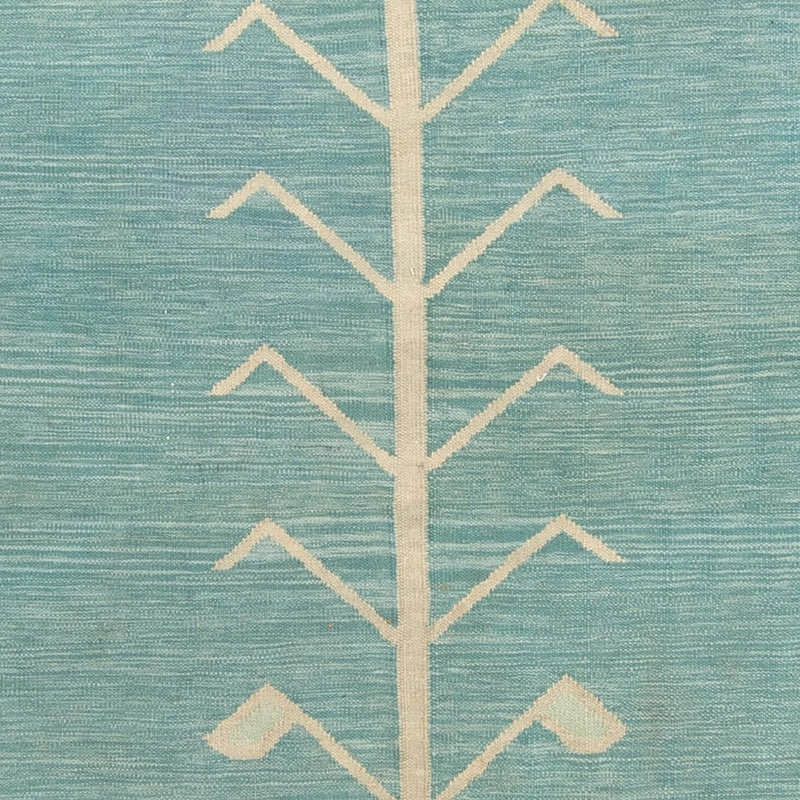 Tappeto Kelim - Tendenza - 240 x 200 cm - blu chiaro