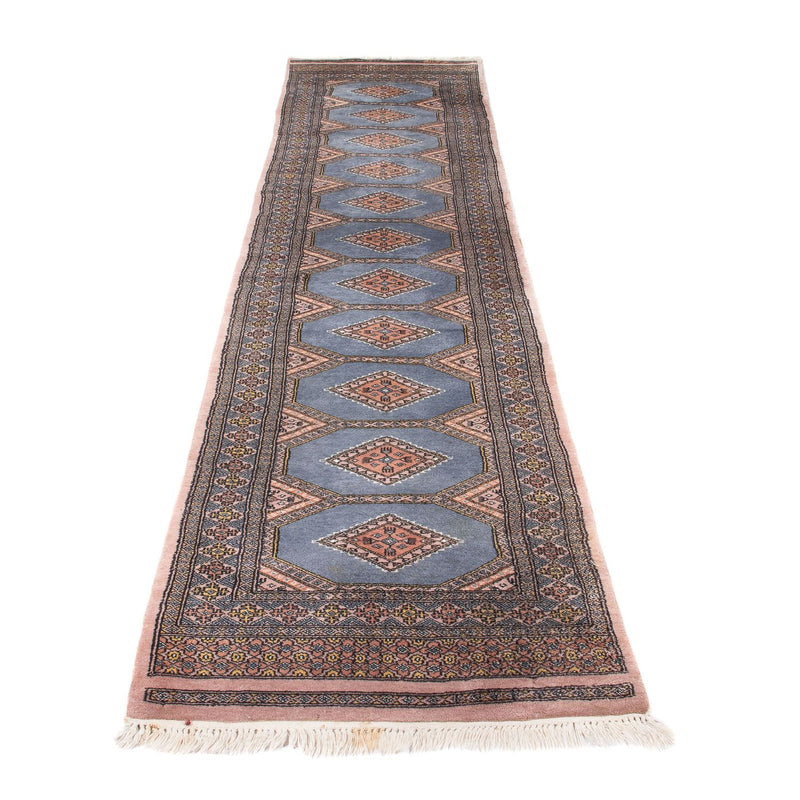 Tappeto corsia Tappeto Pakistani - 325 x 80 cm - blu chiaro