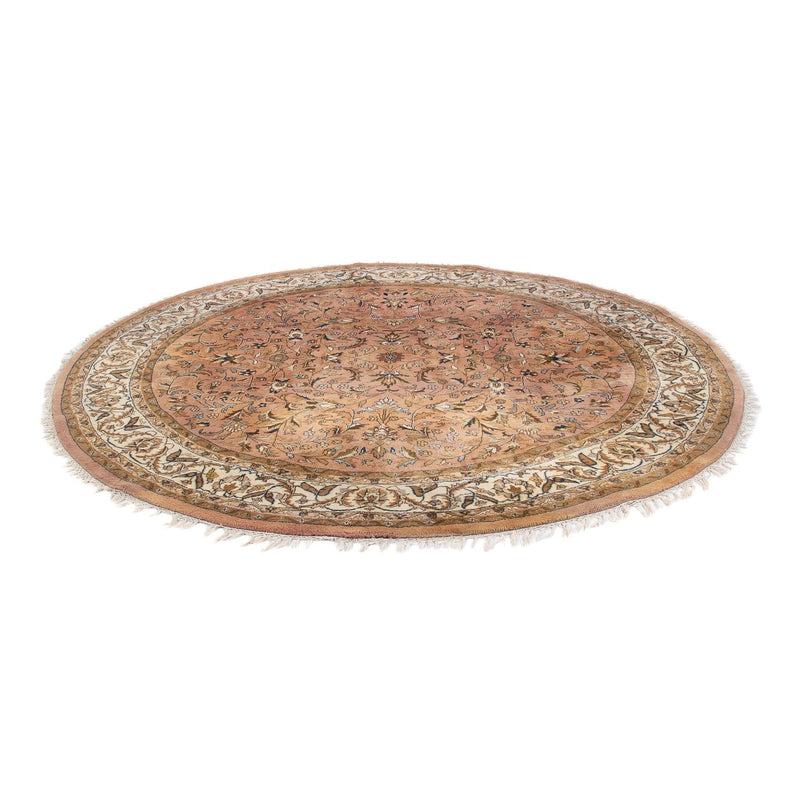 Tappeto orientale - Indo rotondo  - 245 x 245 cm - salmone
