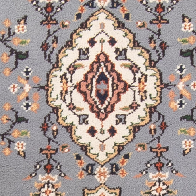 Tappeto corsia Tappeto orientale - Indo - 400 x 80 cm - blu chiaro