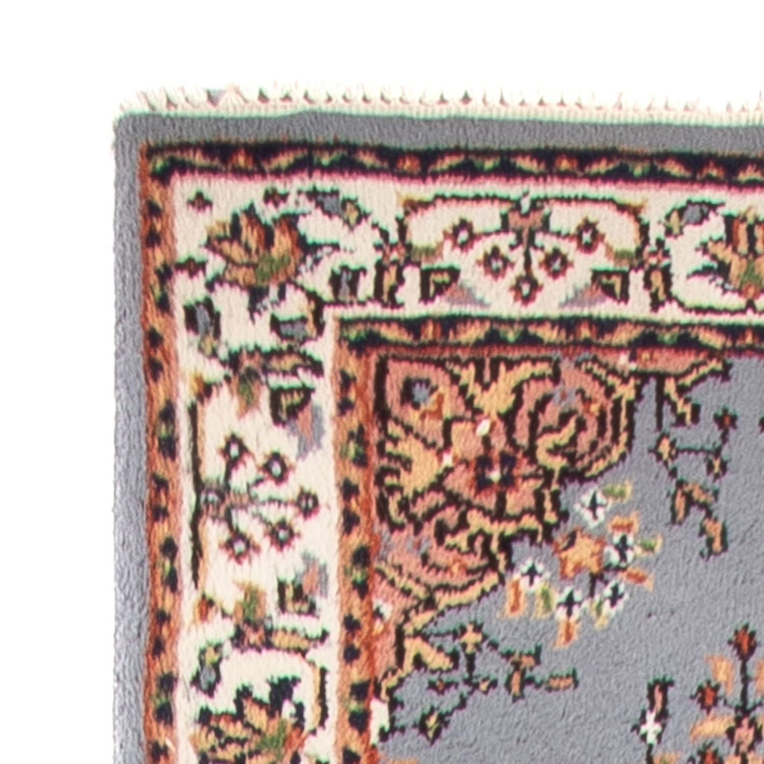 Tappeto corsia Tappeto orientale - Indo - 400 x 80 cm - blu chiaro