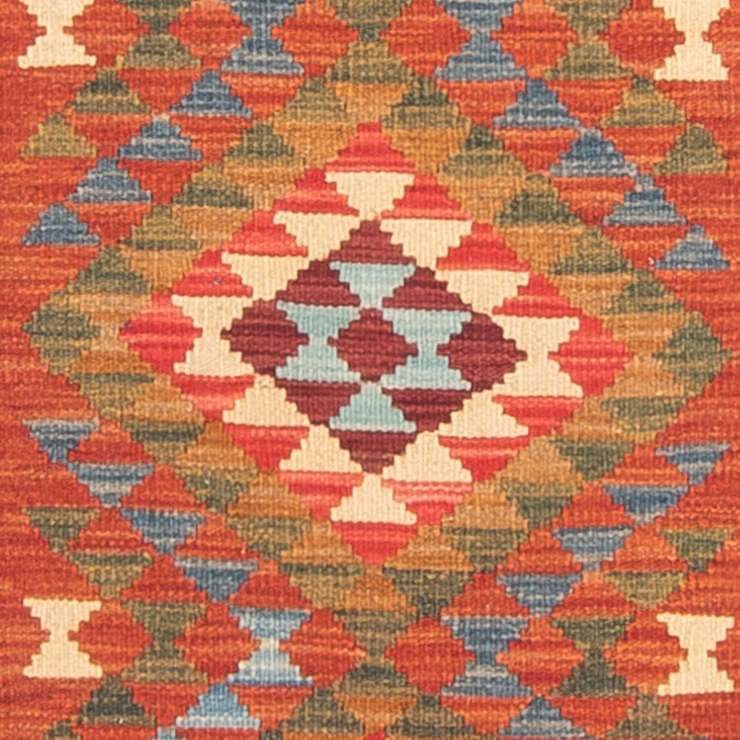 Tappeto corsia Tappeto Kelim - Splash - 300 x 80 cm - multicolore