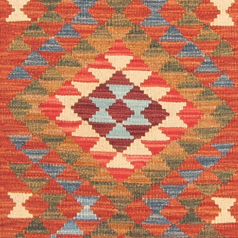 Tappeto corsia Tappeto Kelim - Splash - 300 x 80 cm - multicolore