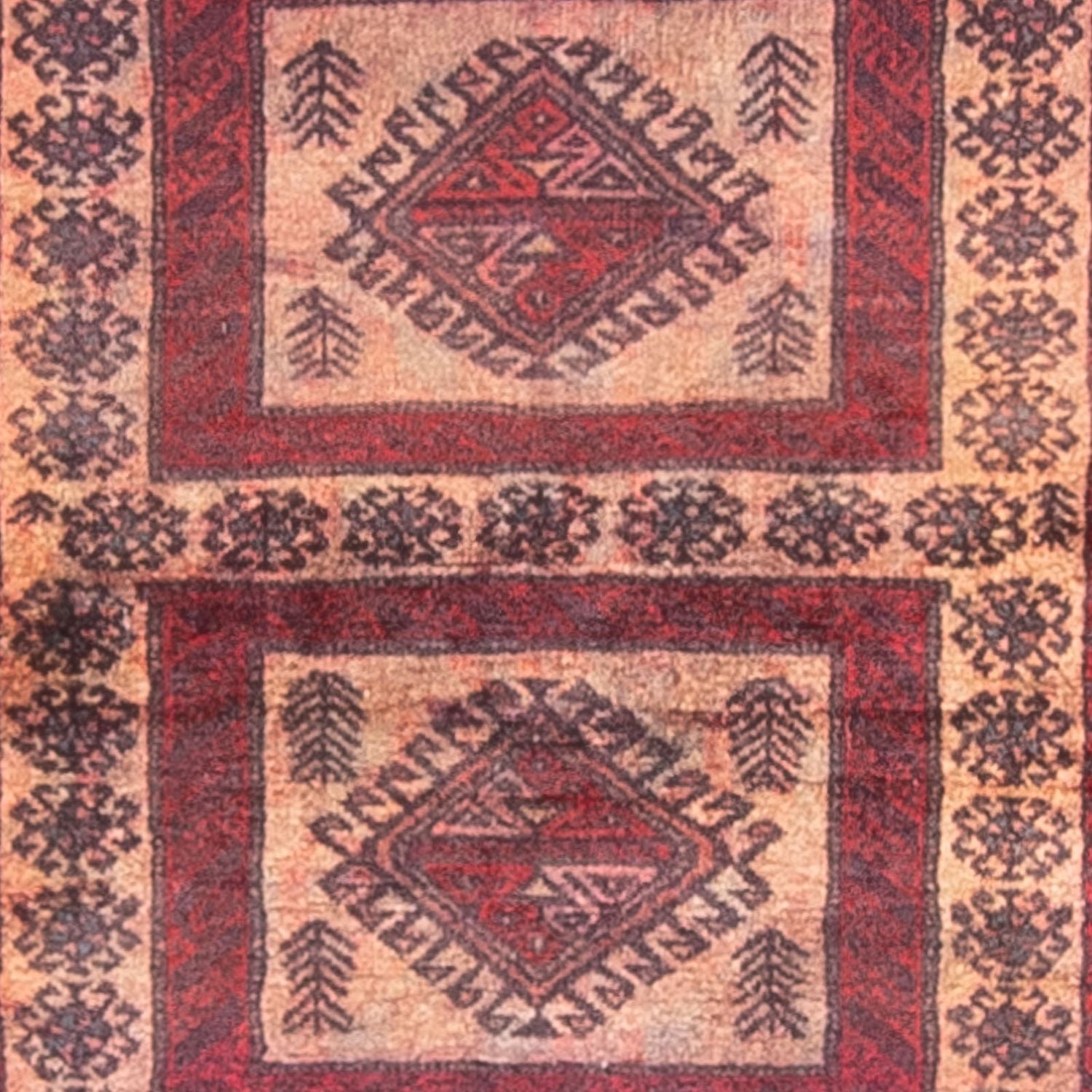 Tappeto corsia Tappeto Belutsch - 202 x 101 cm - multicolore