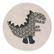 Dinosauro Tappeto per Bambini Rotondo
