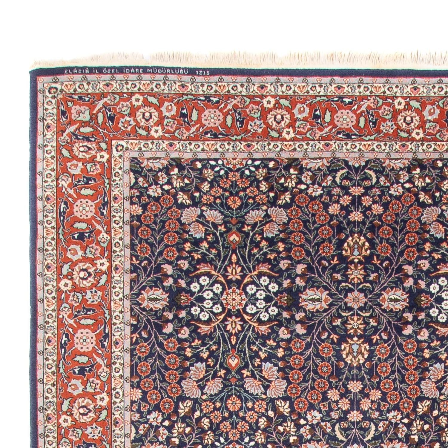 Tappeto orientale - Hereke - 363 x 237 cm - blu scuro