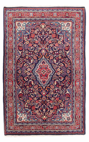 Tappeto Persero - Classico - 211 x 137 cm - blu scuro