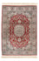 Tappeto di seta - seta cinese - 93 x 62 cm - rosso