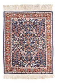 Tappeto orientale - Hereke - 107 x 82 cm - blu scuro