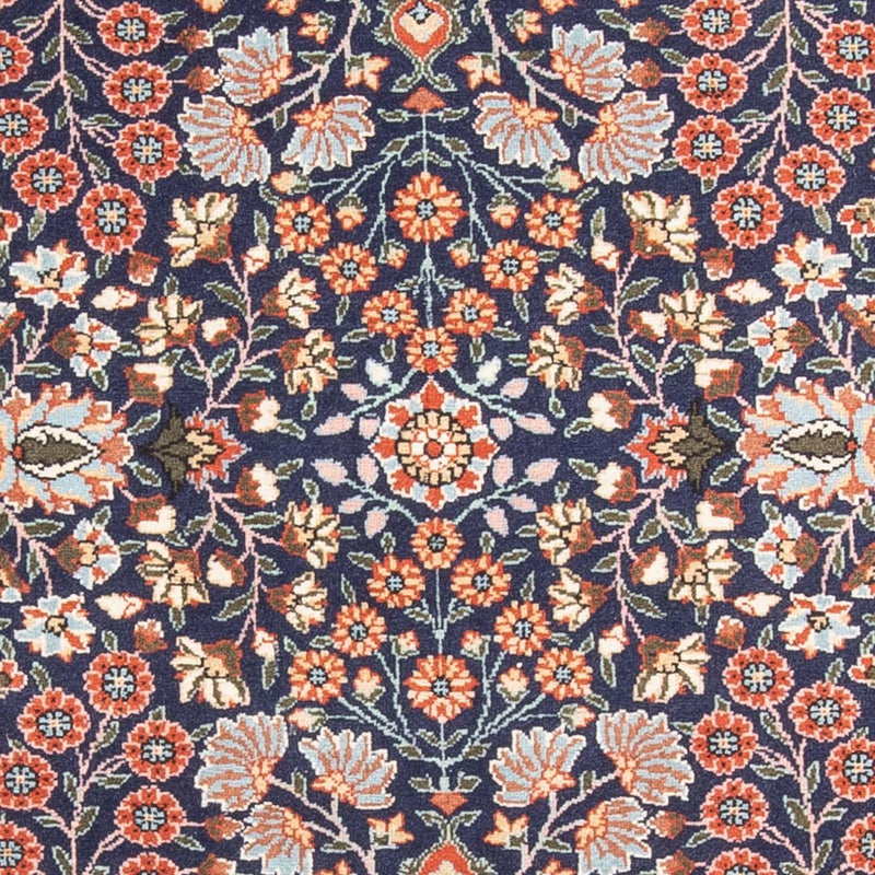 Tappeto orientale - Hereke - 107 x 82 cm - blu scuro