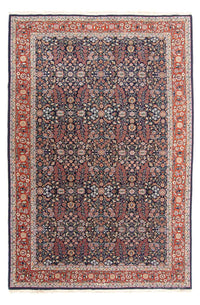 Tappeto orientale - Hereke - 290 x 187 cm - blu scuro