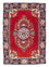 Tappeto Persero - Tabriz - 98 x 65 cm - rosso