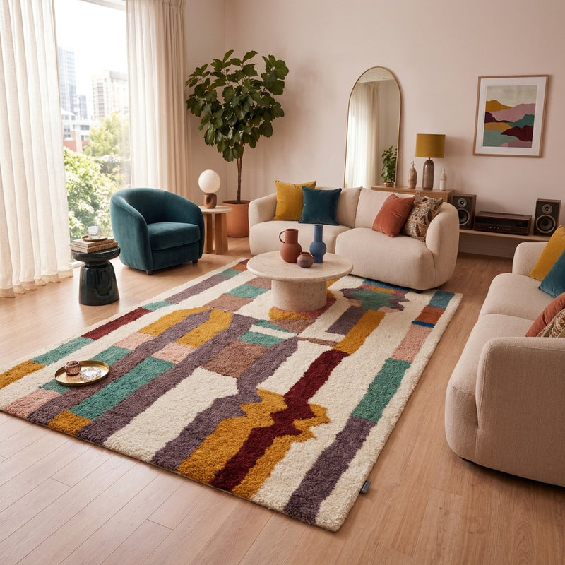 Tappeto di lana Oasis Ornament - Tappeto di lana