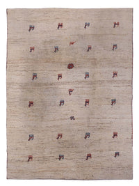 Gabbeh Teppich - Perser - 290 x 212 cm - hellbeige