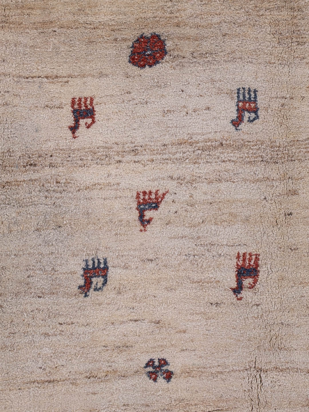 Gabbeh Teppich - Perser - 290 x 212 cm - hellbeige