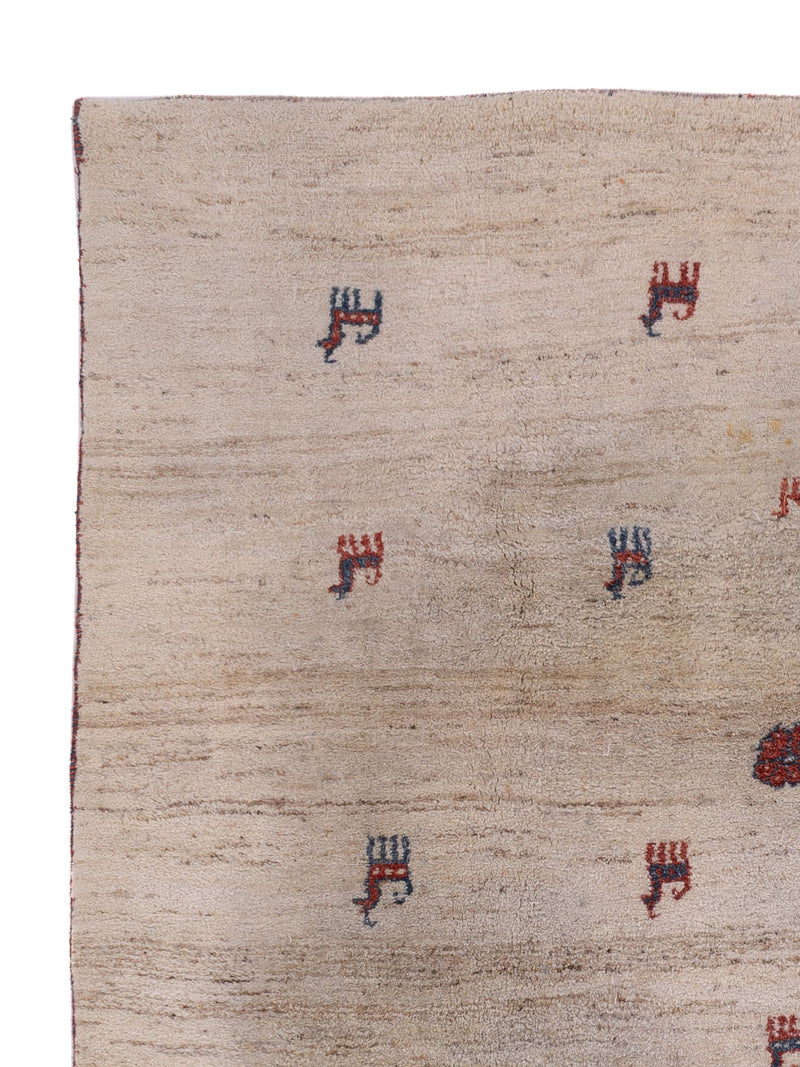 Gabbeh Teppich - Perser - 290 x 212 cm - hellbeige