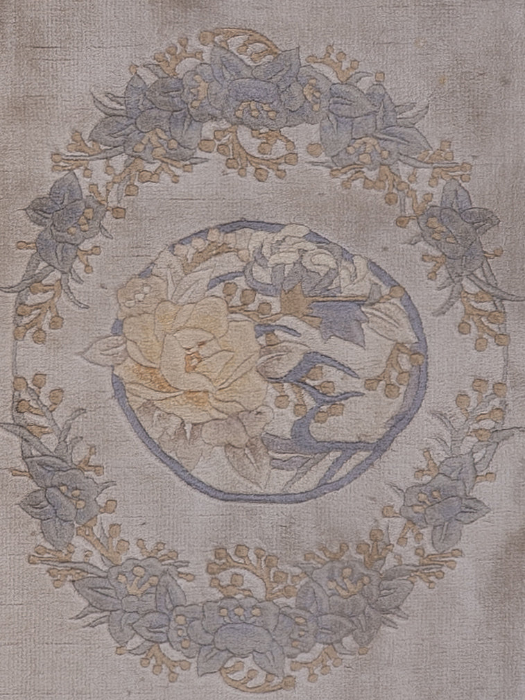 Tappeto di seta - seta cinese - 140 x 70 cm - caramello