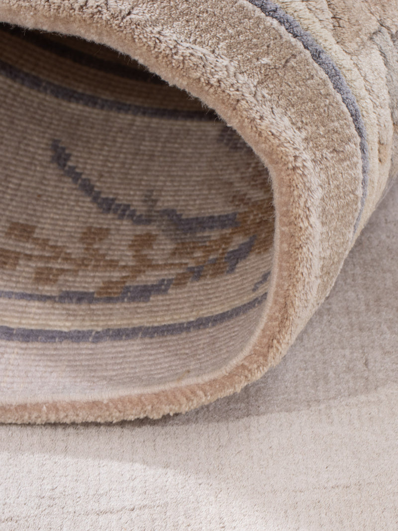 Tappeto di seta - seta cinese - 140 x 70 cm - caramello